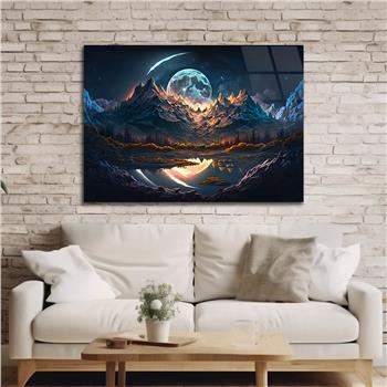 Kunst Thema auf bedrucktem Glas 450