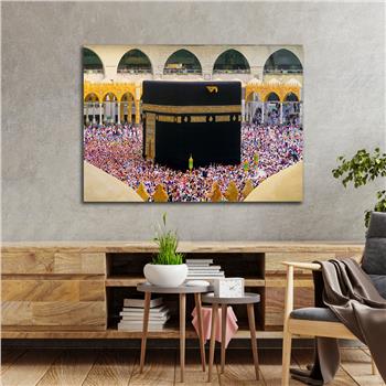 Yatay Dini Temalı Cam Tablo 186