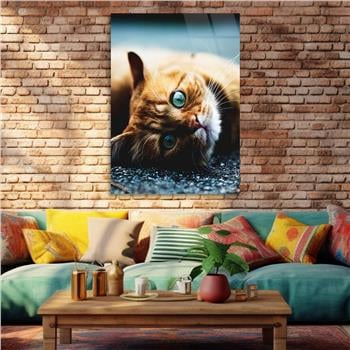 Kunst Thema auf bedrucktem Glas