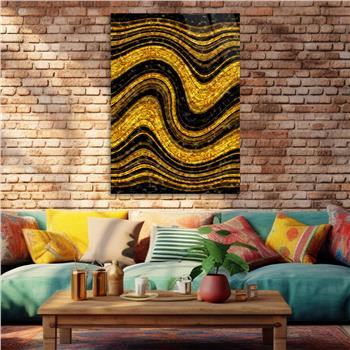 Dikey Sanat Temalı Cam Tablo 358