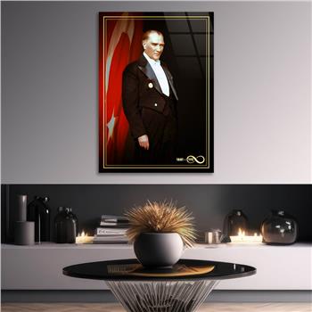 Dikey VatanTemalı Cam Tablo 262