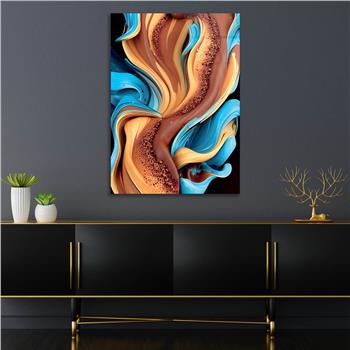 Kunst Thema auf bedrucktem Glas