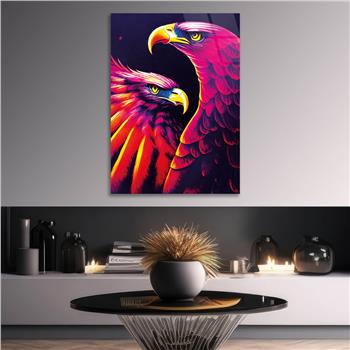 Thema Natur auf bedrucktem Glas