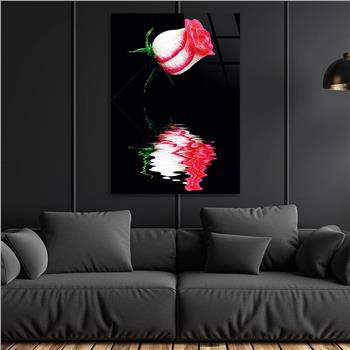 Thema Natur auf bedrucktem Glas