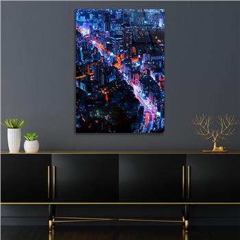 Dikey Doğa Temalı Cam Tablo 269