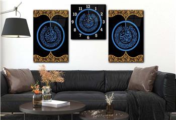 Ensemble de Tableaux et d’horloge 2 pièce sur le thème religieux