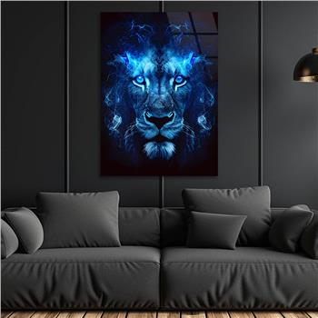 Dikey Doğa Temalı Cam Tablo 320