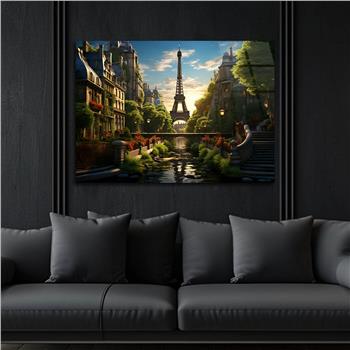 Yatay DoğaTemalı Cam Tablo 423