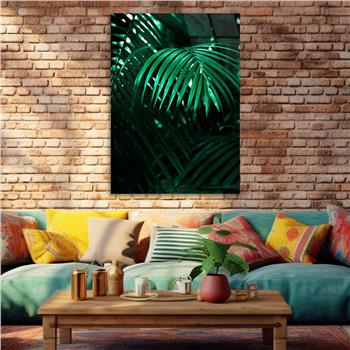 Dikey Sanat Temalı Cam Tablo 517