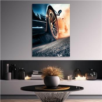 Dikey Doğa Temalı Cam Tablo 288