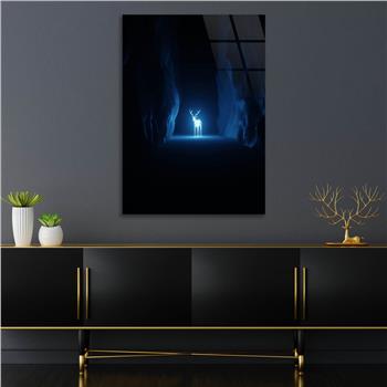 Kunst Thema auf bedrucktem Glas