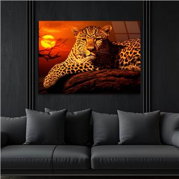 Yatay Doğa Temalı Cam Tablo 553