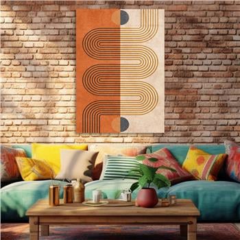 Kunst Thema auf bedrucktem Glas