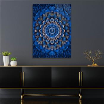 Dikey Sanat Temalı Cam Tablo 586