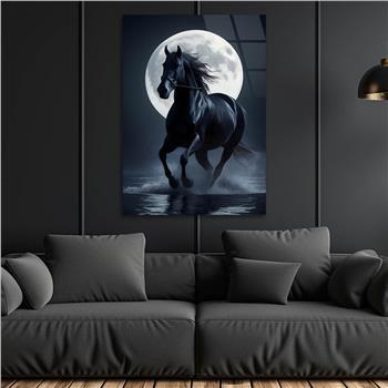 Dikey Doğa Temalı Cam Tablo 387