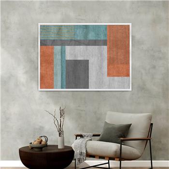 bedrucktes Glas mit Aluminiumrahmen und Kunst Themen 