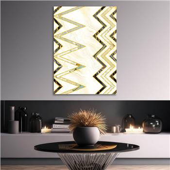 Dikey Sanat Temalı Cam Tablo 362