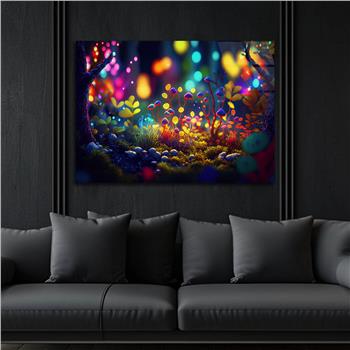 Horizontal Art-Themed Tempered Glass Wall Art 384