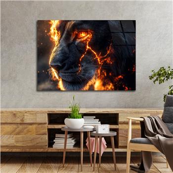 Yatay Doğa Temalı Cam Tablo 452