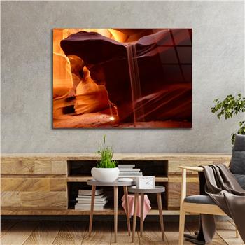 Yatay DoğaTemalı Cam Tablo 375