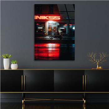 Kunst Thema auf bedrucktem Glas