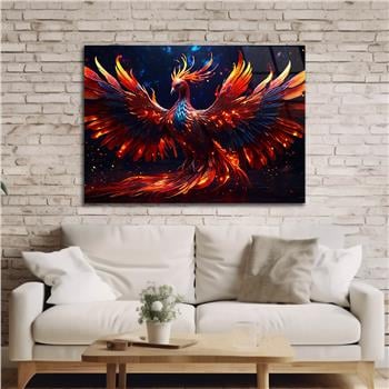 Yatay Sanat Temalı Cam Tablo 586