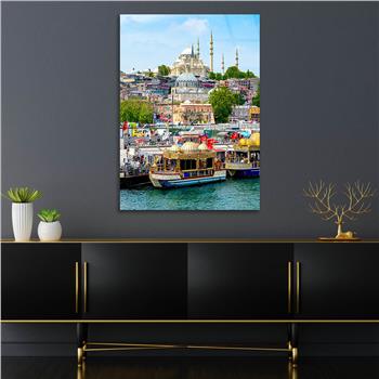 Dikey Dini Temalı Cam Tablo 267