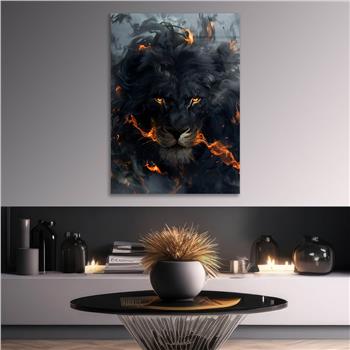 Dikey Doğa Temalı Cam Tablo 313