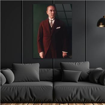 Dikey VatanTemalı Cam Tablo 197