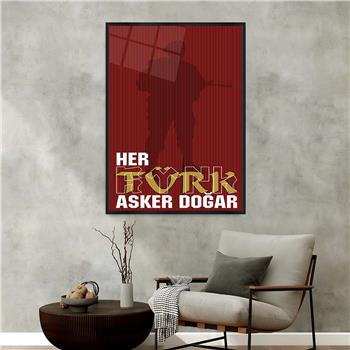 bedrucktes Glas mit Aluminiumrahmen und Nation Themen 