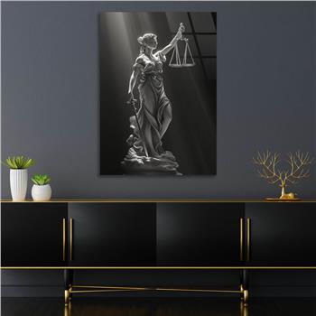 Dikey Sanat Temalı Cam Tablo 591