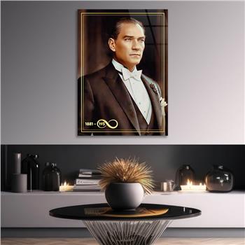 Dikey VatanTemalı Cam Tablo 258