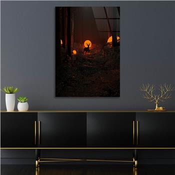 Kunst Thema auf bedrucktem Glas