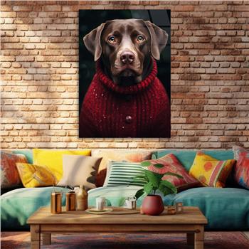 Dikey Doğa Temalı Cam Tablo 445