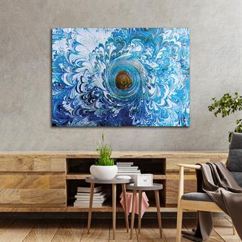 Kunst Thema auf bedrucktem Glas