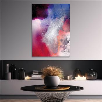 Kunst Thema auf bedrucktem Glas