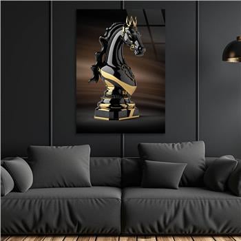 Dikey Sanat Temalı Cam Tablo 328