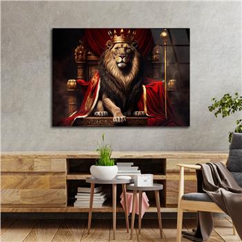 Yatay Doğa Temalı Cam Tablo 450