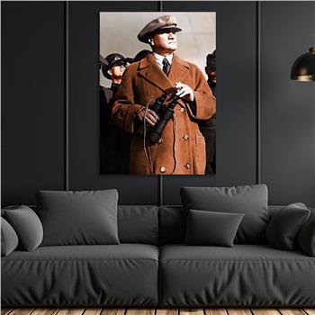 Dikey VatanTemalı Cam Tablo 134