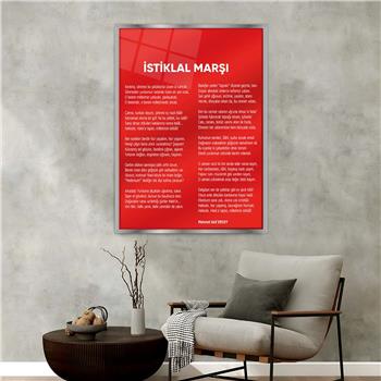 bedrucktes Glas mit Aluminiumrahmen und Nation Themen 