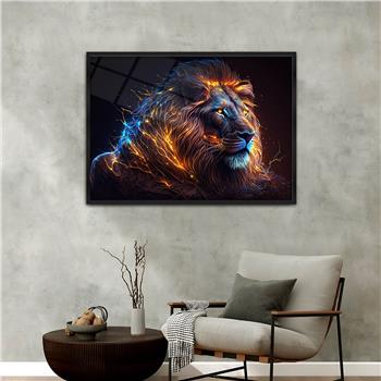 Aluminium Omlijste Natuur Thema Geharde Glasschilderij 032