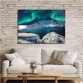 Thema Natur auf bedrucktem Glas