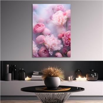 Dikey Sanat Temalı Cam Tablo 415