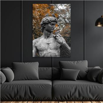 Kunst Thema auf bedrucktem Glas