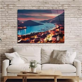 Thema Natur auf bedrucktem Glas