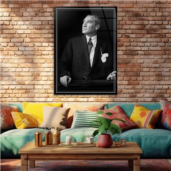 Dikey VatanTemalı Cam Tablo 252