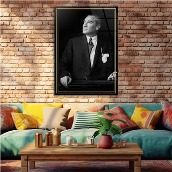 Dikey VatanTemalı Cam Tablo 251