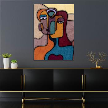 Kunst Thema auf bedrucktem Glas