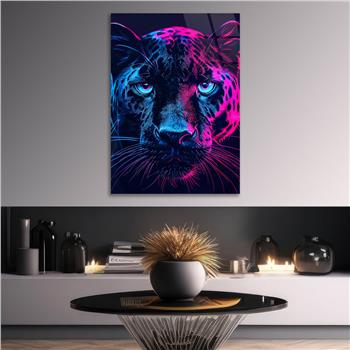 Dikey Doğa Temalı Cam Tablo 406