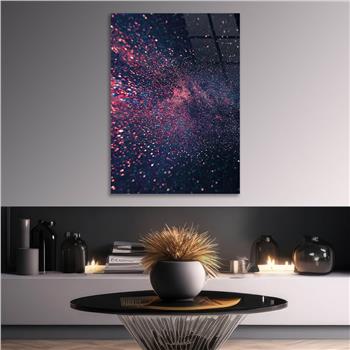 Kunst Thema auf bedrucktem Glas